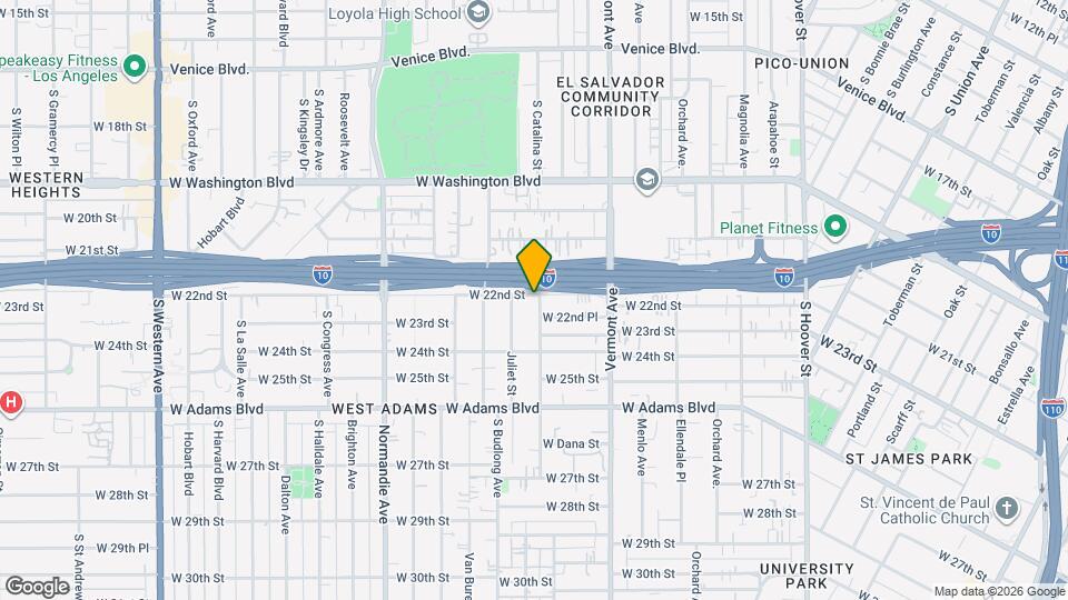 1606 W 22nd St Map and Location Details