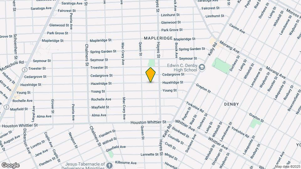 15060 Hazelridge St Mapa y Detalles de la Ubicación