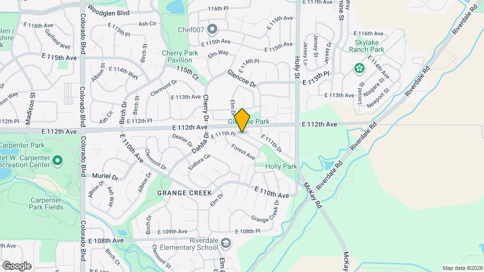 5053 E 111th Pl Mapa y Detalles de la Ubicación