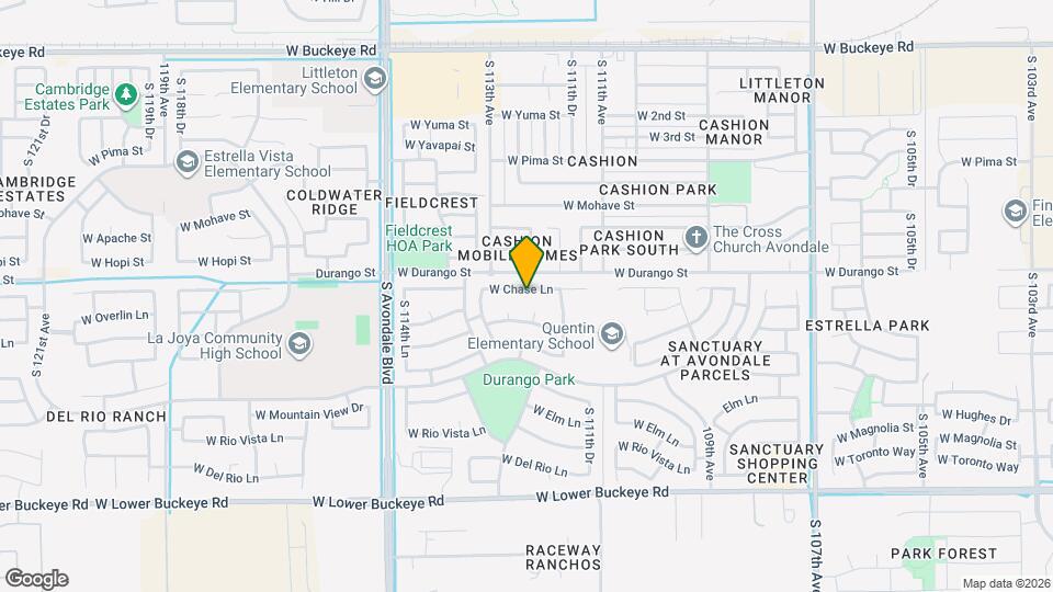 11229 W Chase Dr Mapa y Detalles de la Ubicación