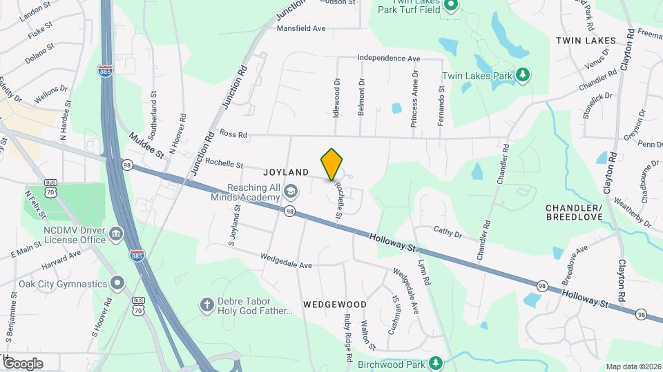 2814 Rochelle St Map and Location Details