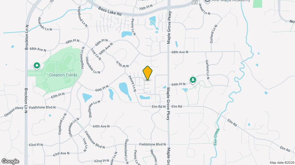 6612 Olive Ln N Map and Location Details