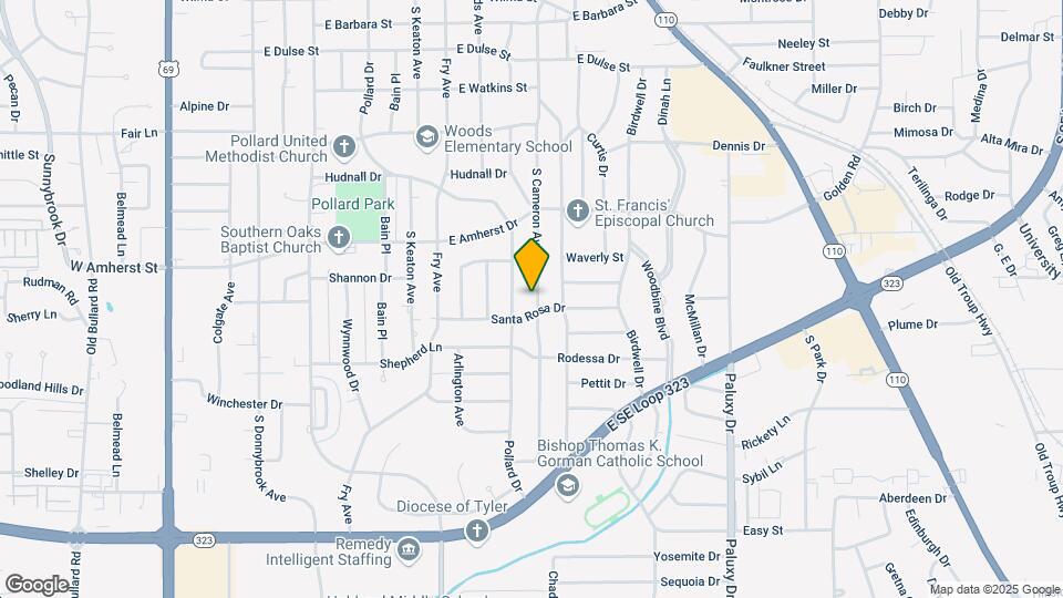 3411 S Cameron Ave Map and Location Details