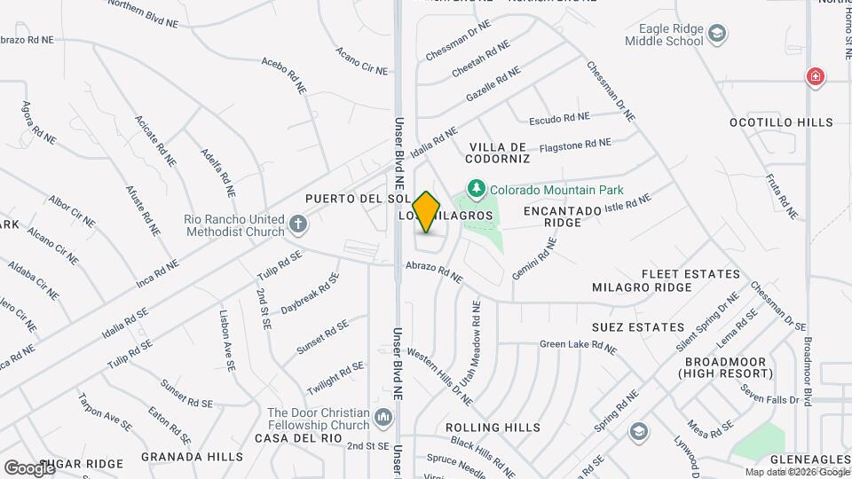 2011 Dillon Dr NE Map and Location Details