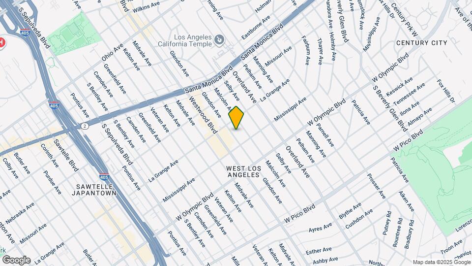 2026 Glendon Ave Mapa y Detalles de la Ubicación