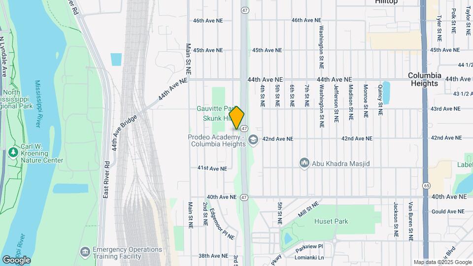 4201 3rd St NE Map and Location Details