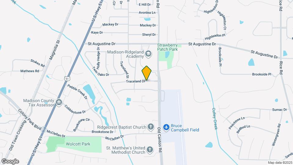 239 Traceland Dr Map and Location Details