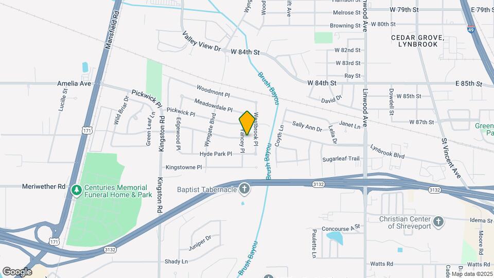 8801 Yancey Pl Map and Location Details