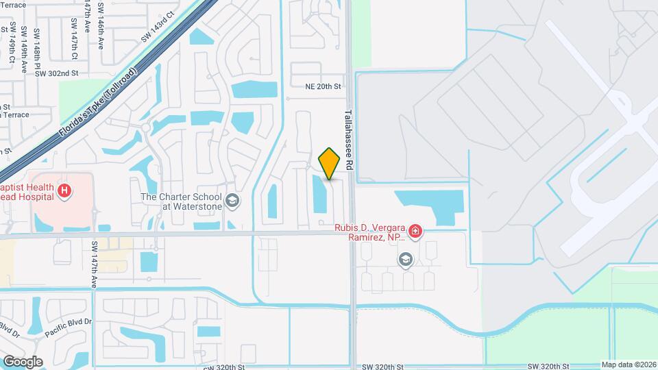 1044 NE 42nd Terrace Map and Location Details