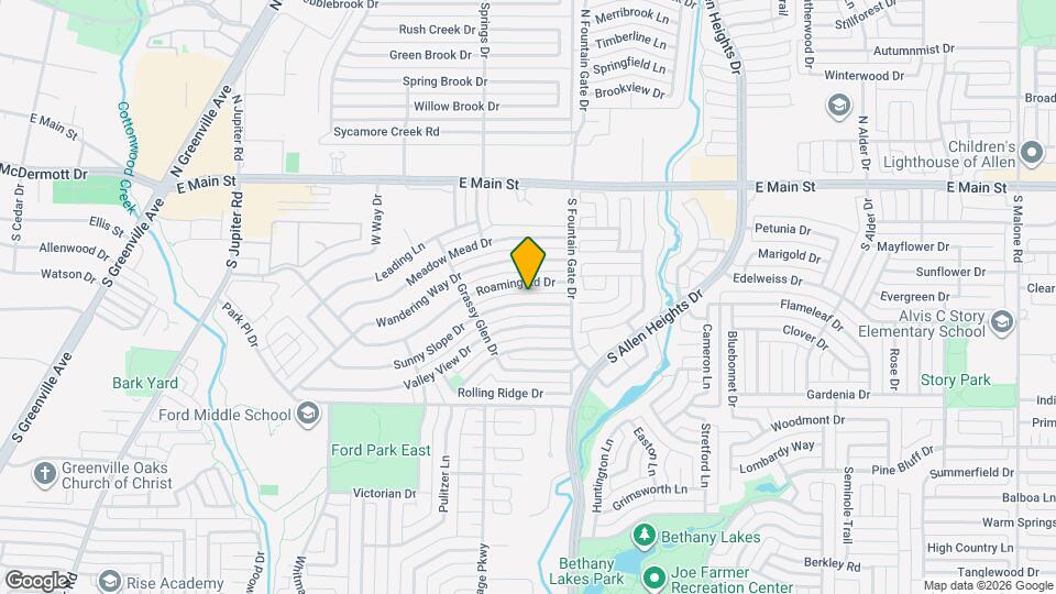 907 Sunny Slope Dr Map and Location Details