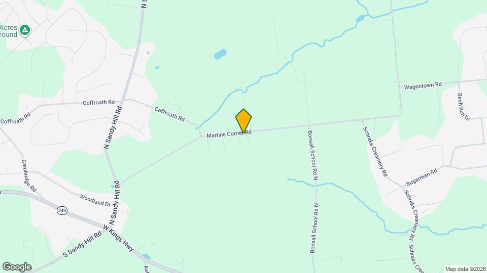 540 Martins Corner Rd Map and Location Details