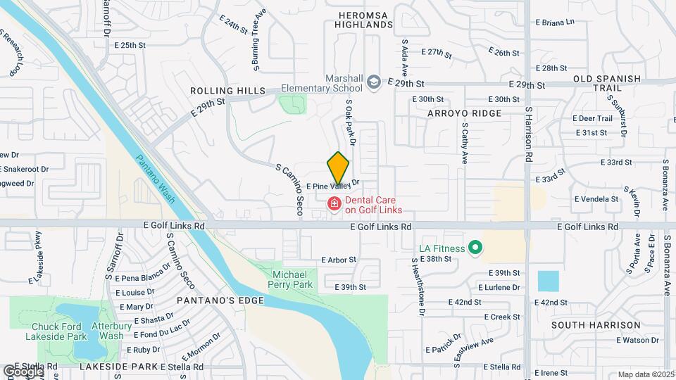 8940 E Pine Valley Dr Map and Location Details