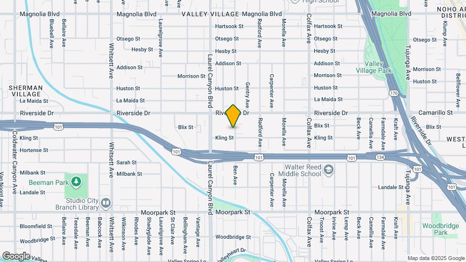 4717 Ben Ave Map and Location Details
