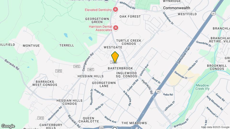 2436 N Berkshire Rd Map and Location Details