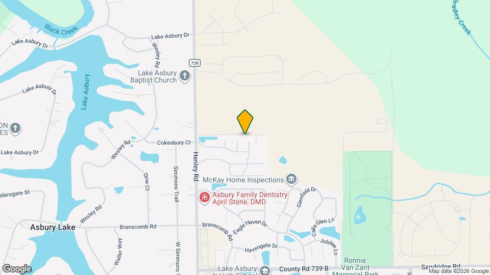 2304 Evening Breeze Ln Map and Location Details