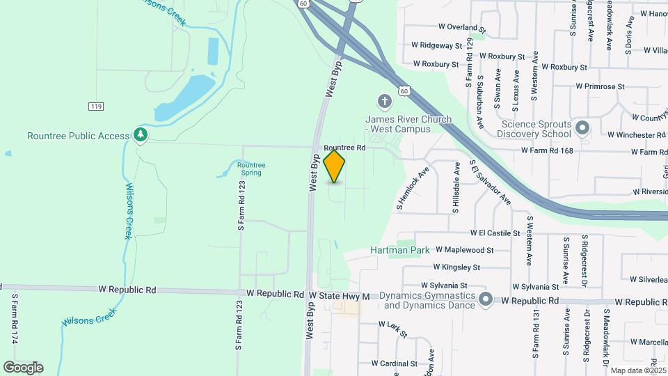 3902 S Timbercreek Ave Map and Location Details