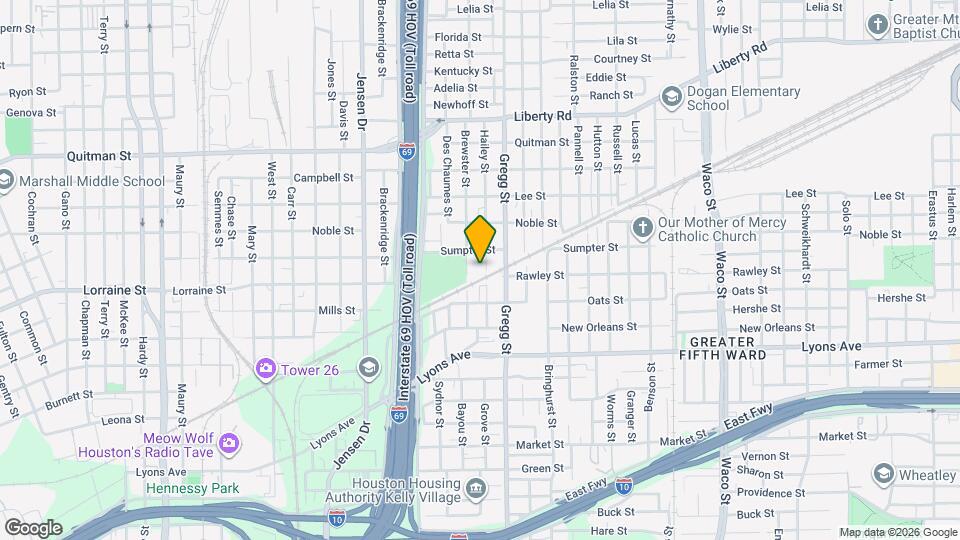 1907 Hailey St Map and Location Details