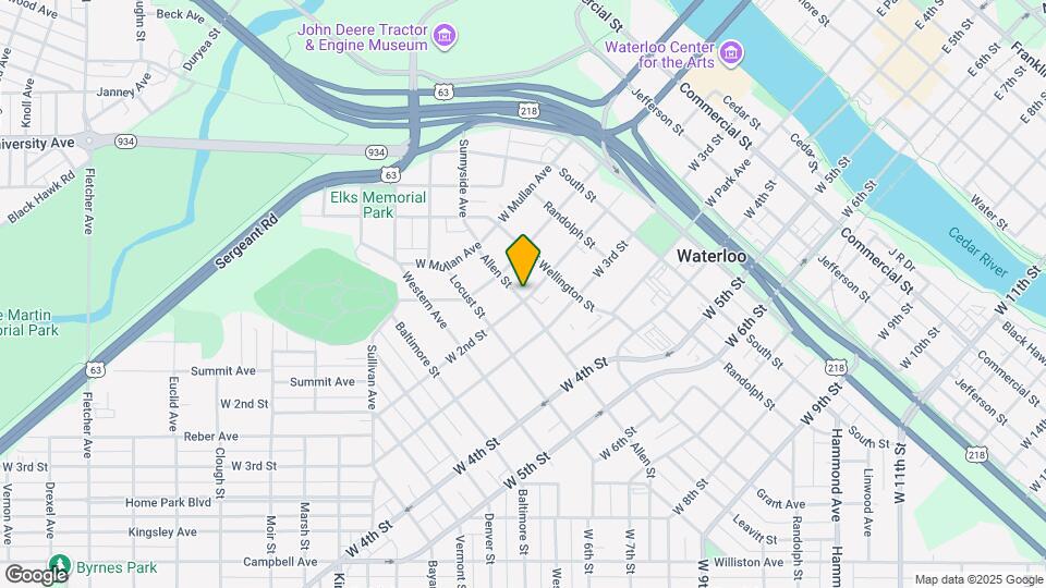 832 W 2nd St Map and Location Details