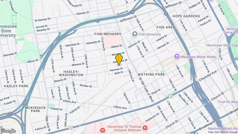 1922 Herman St Map and Location Details
