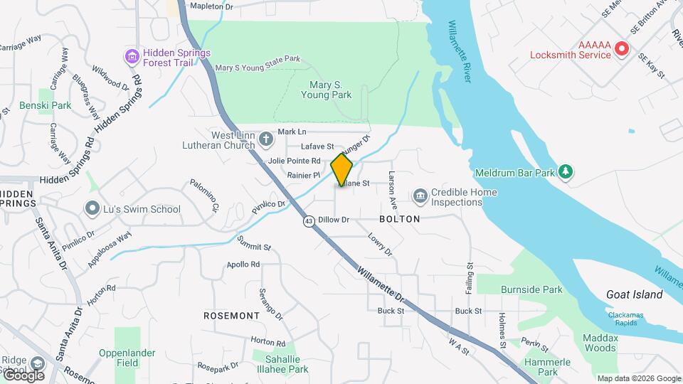 2460 Tulane St Map and Location Details