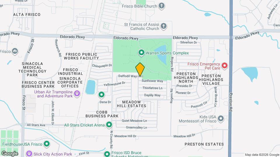 11000 Breezewood Dr Map and Location Details