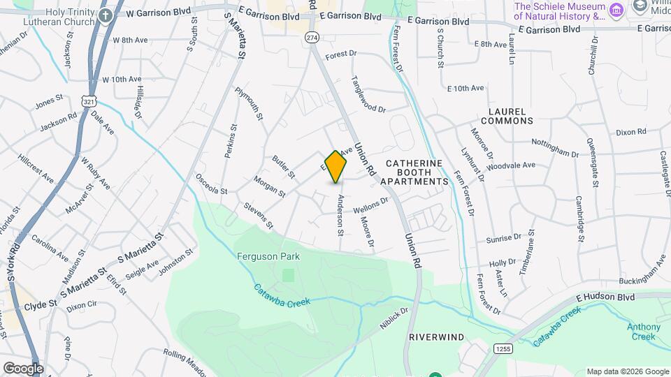 1415 Anderson St Map and Location Details