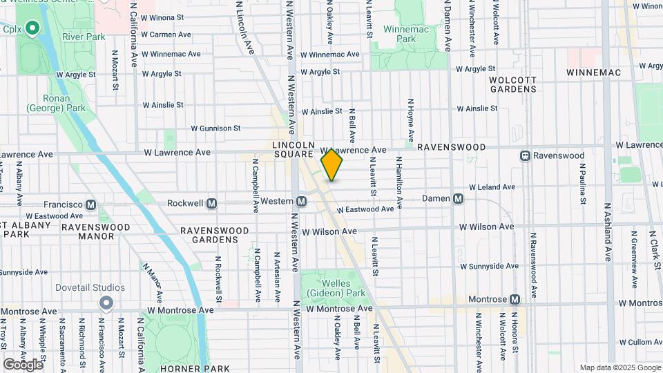 2266 W Leland Ave Map and Location Details
