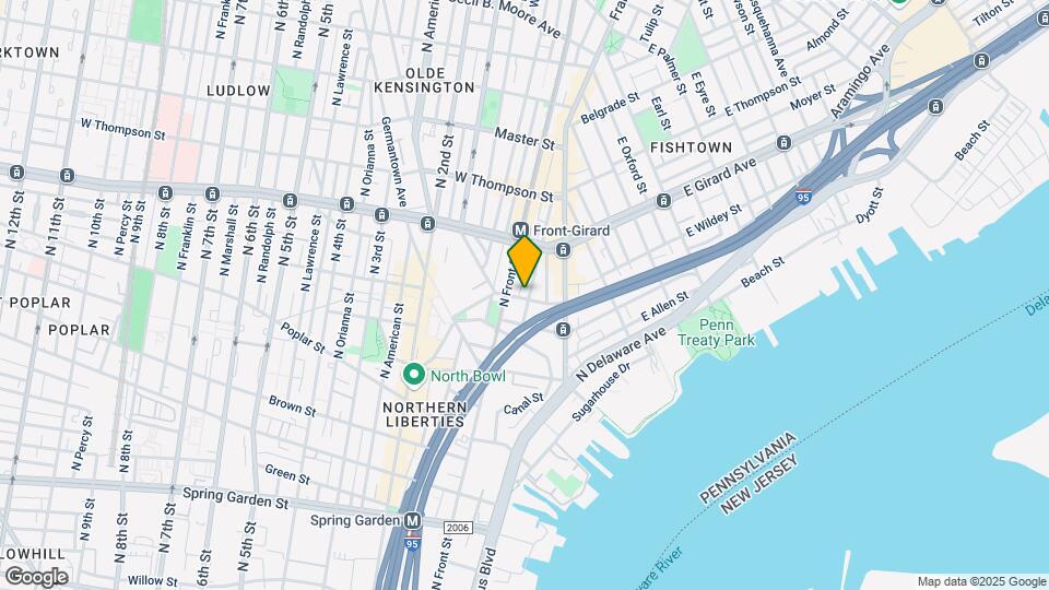 41 W Wildey St Mapa y Detalles de la Ubicación