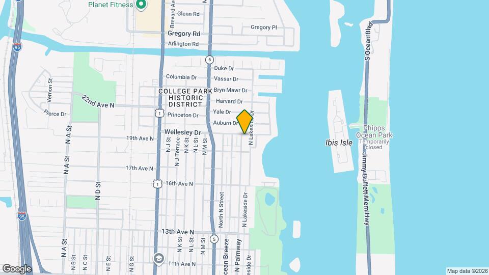 1828 N Palmway Map and Location Details