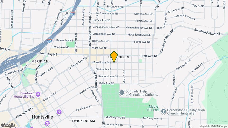 1112 NE Wellman Ave Map and Location Details