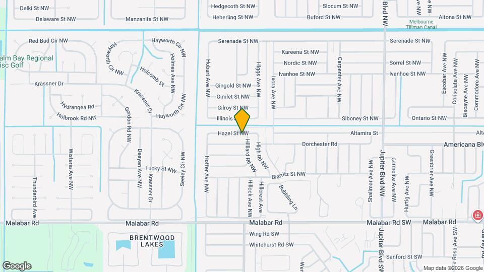 1328 Hazel St NW Map and Location Details