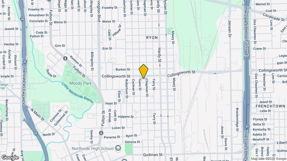 1311 Boswell St Map and Location Details