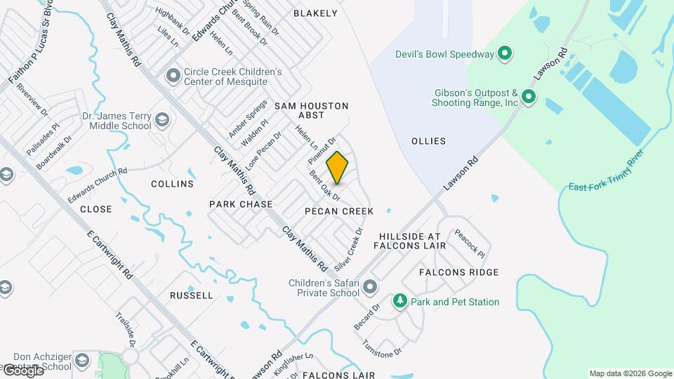 2064 Pecan Creek Dr Map and Location Details