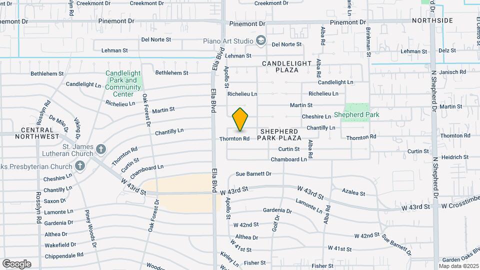 1130 Thornton Rd Map and Location Details
