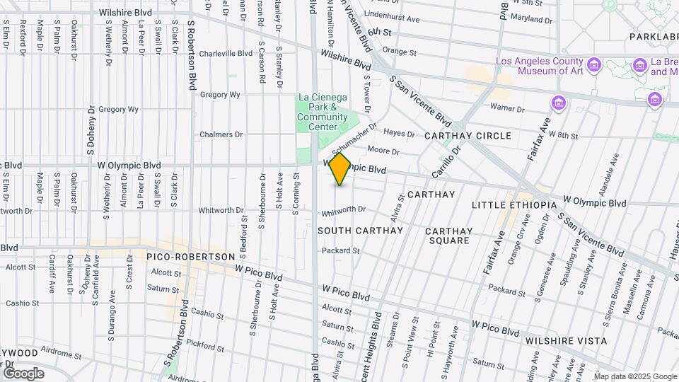 1040 S Alfred St Map and Location Details