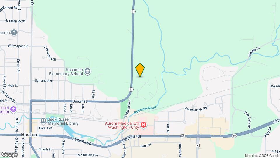 1020 Riverbend Dr Map and Location Details