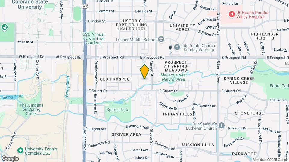 607 W Alpert Ave Mapa y Detalles de la Ubicación