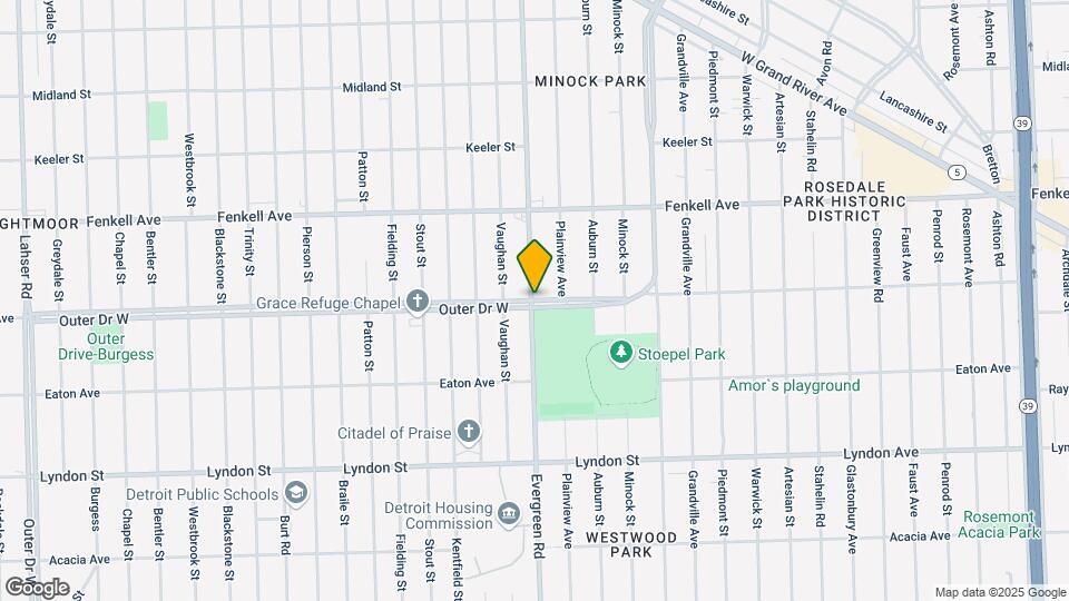 15000 Evergreen Rd Map and Location Details