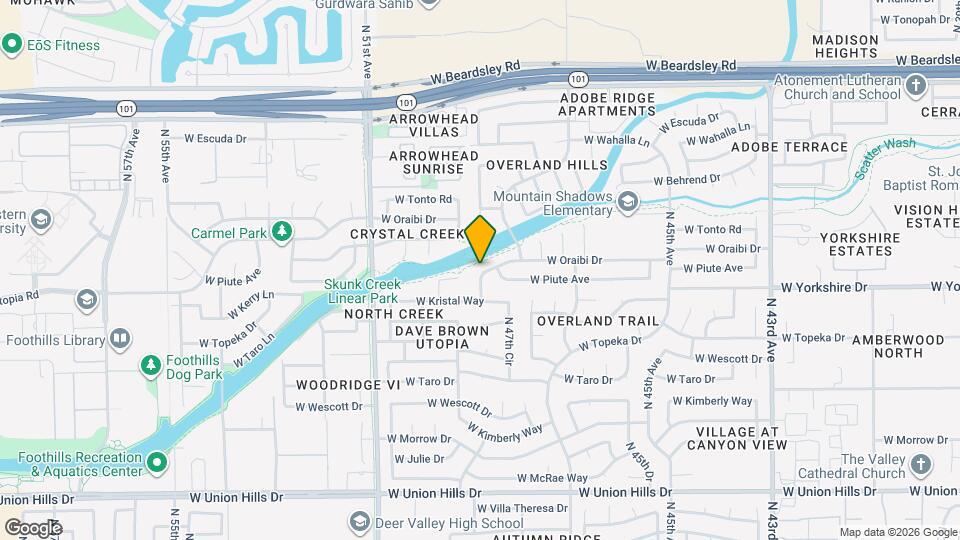 4790 W Oraibi Dr Map and Location Details