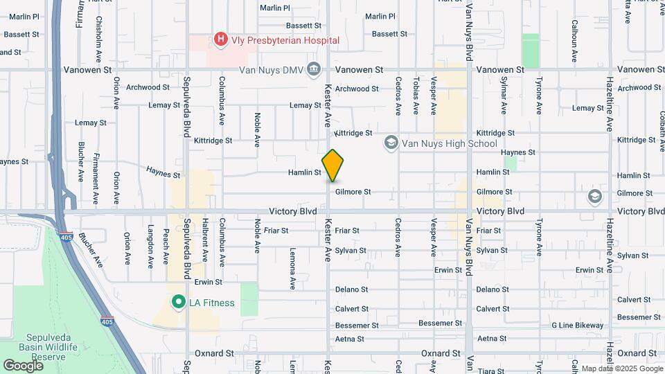 14857 Gilmore St Map and Location Details