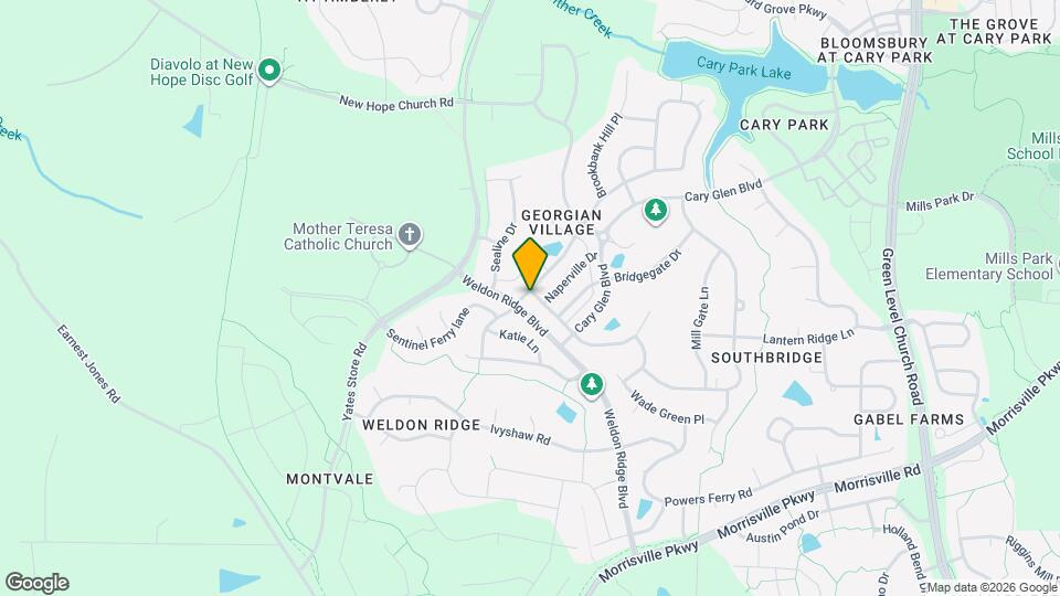 202 Frontgate Dr Mapa y Detalles de la Ubicación