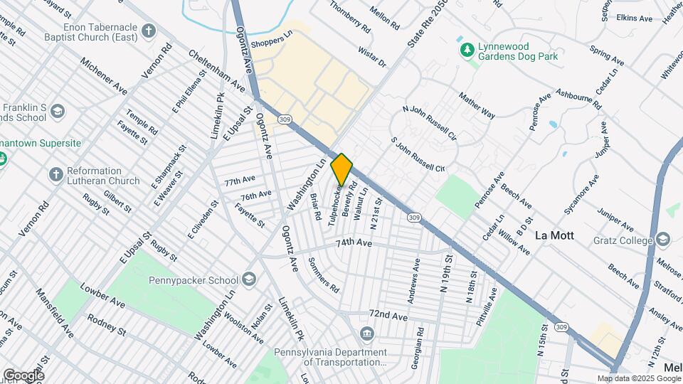 7531 E Tulpehocken St Map and Location Details