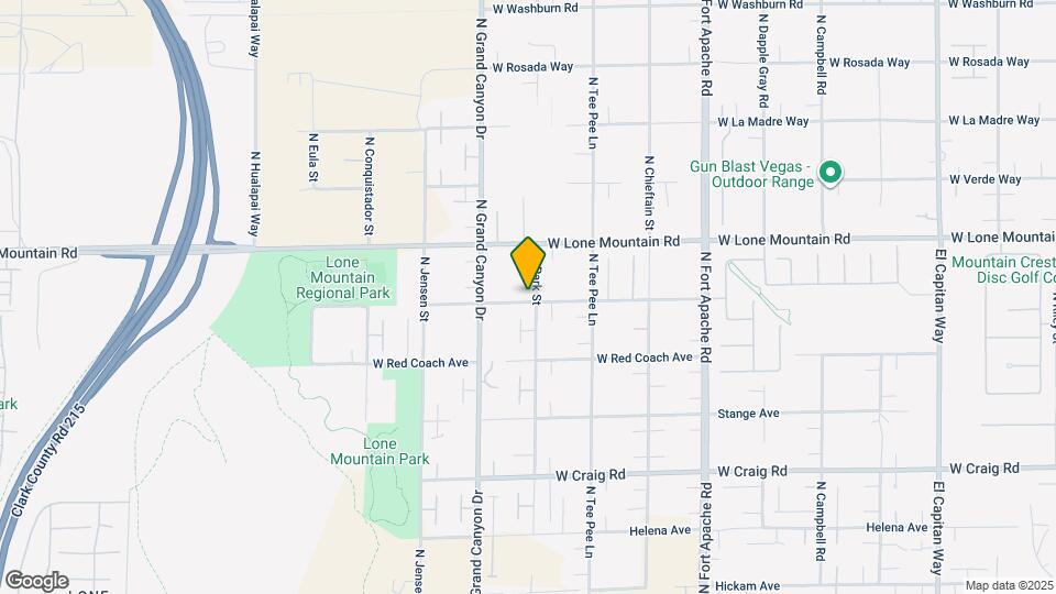 4709 N Park St Map and Location Details