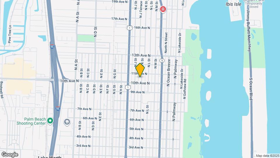 1015 N K St Map and Location Details