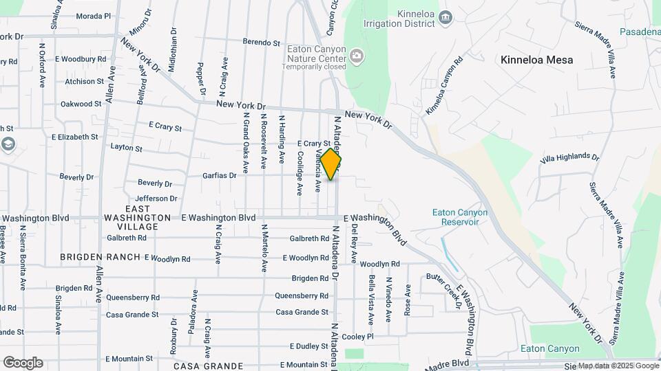 1429 N Altadena Dr Map and Location Details