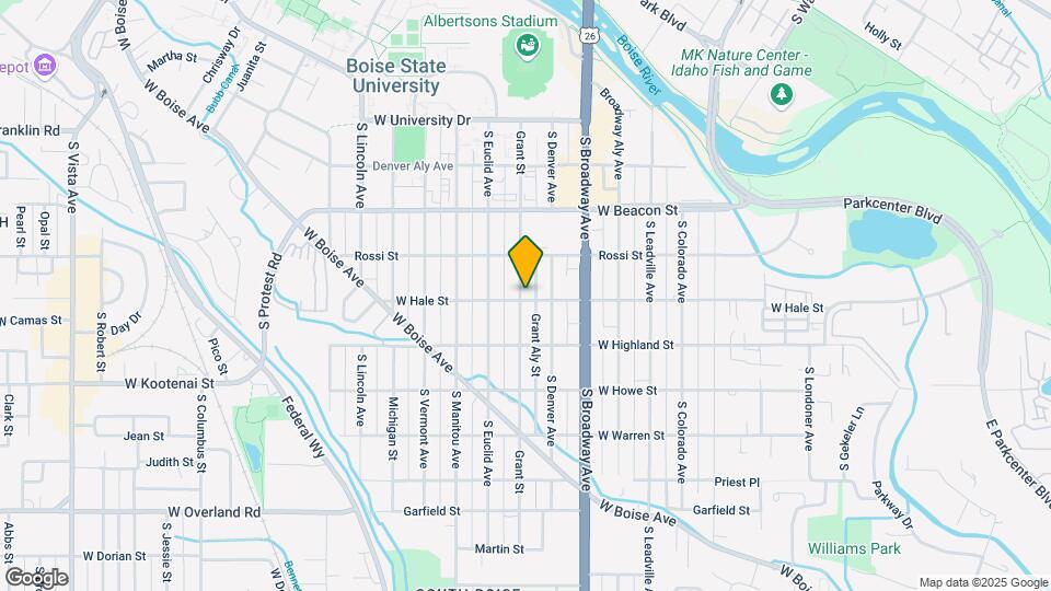1110 W Hale St Map and Location Details