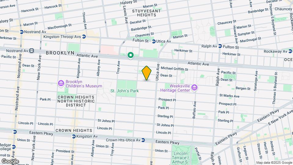 1544 Bergen St Map and Location Details