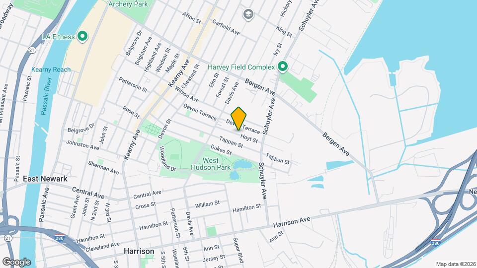 165-165 Hoyt St Mapa y Detalles de la Ubicación