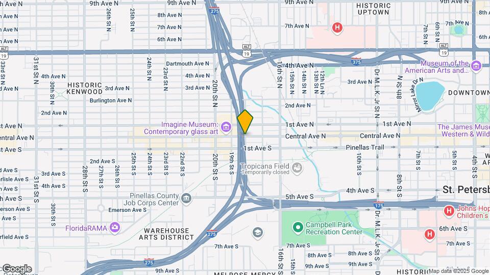 1 18th St S Map and Location Details