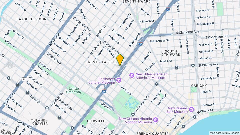 1716 Bayou Rd, Unit A Map and Location Details